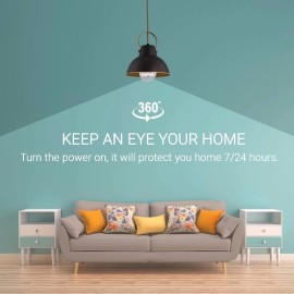 Wifi Panoramic Camera Wireless IP LED Light Bulb